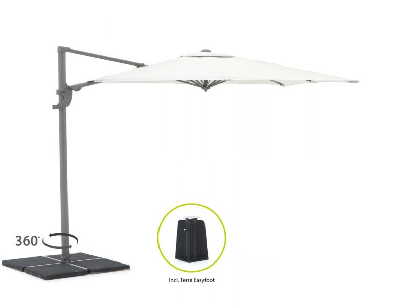 Shadowline Francisco zweefparasol 260x260cm - Laagste prijsgarantie!