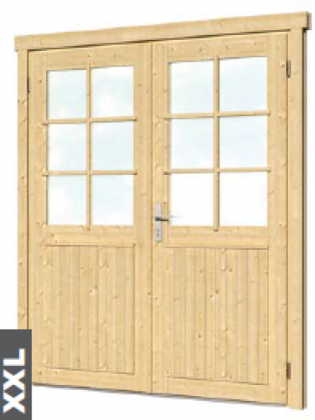 Extra hoge en brede deur B174xH209 cm Linksdraaiend