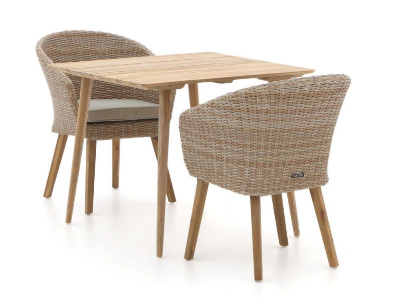 Intenso Tropea/ROUGH-K 90cm dining tuinset 3-delig - Laagste prijsgarantie!