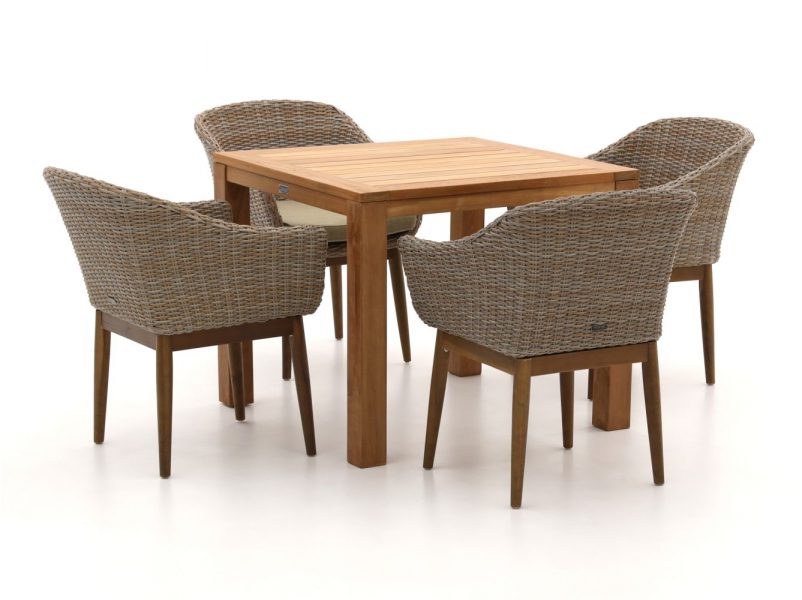 Intenso Bordano/Oxford 90cm dining tuinset 5-delig - Laagste prijsgarantie!