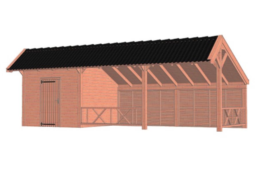 Kapschuur De Heerd 900x425 cm - Combinatie 1