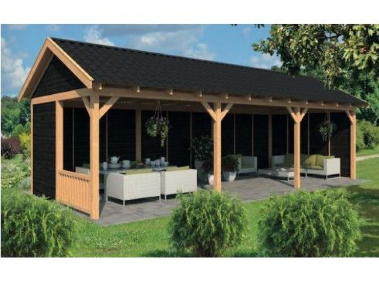 Lariks/Douglas Overkapping Hamar L type 6 690x395 cm