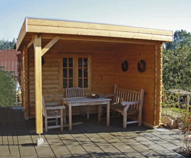 Lugarde Blokhut Oslo 44mm 250x450 cm