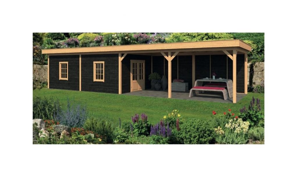 Lariks/Douglas Overkapping Oslo XL type 11 1303x430 cm