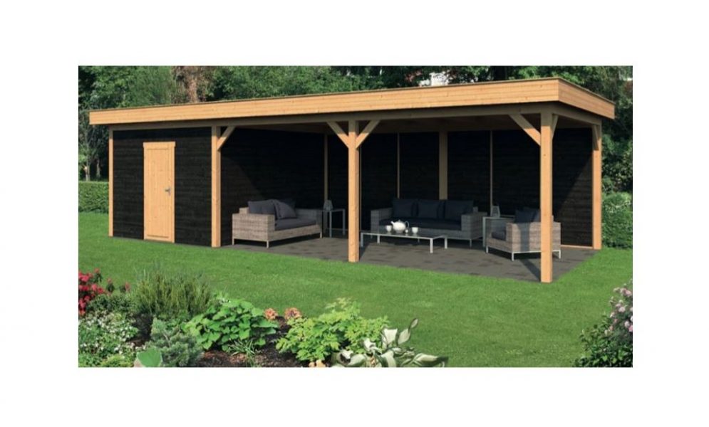 Lariks/Douglas Overkapping Oslo XL type 7 990x430 cm