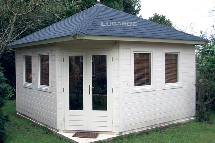 Lugarde Blokhut 5-Hoek Prima Ariana P57 - 420x420 cm