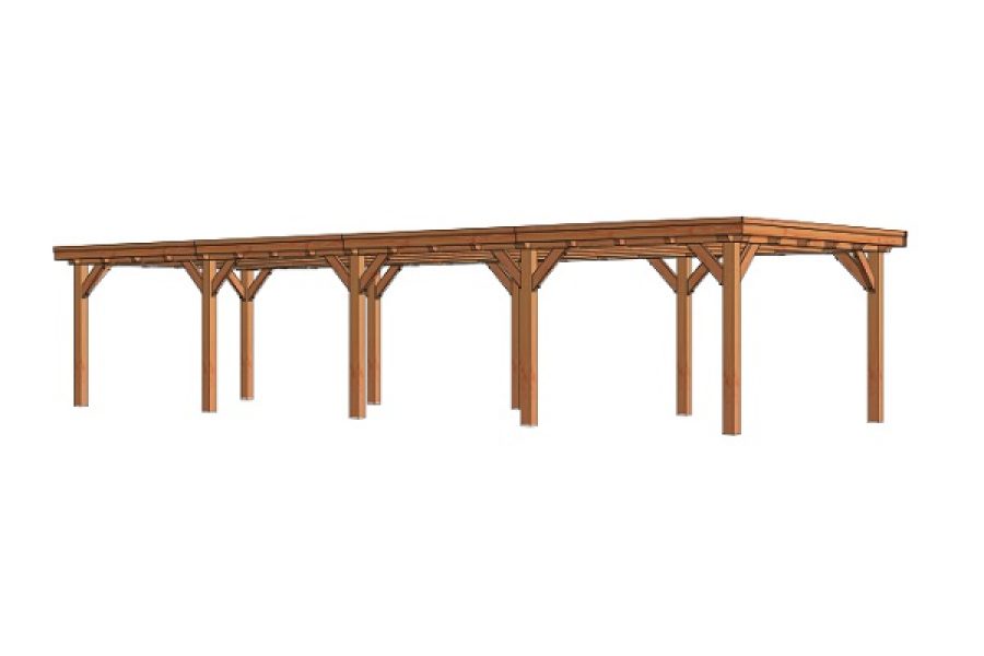 Overkapping Siena 1220x415 cm