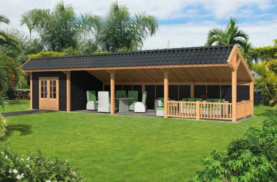 Lariks/Douglas Kapschuur Bergen XL type 11 1302x452 cm