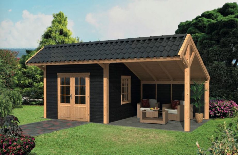 Lariks/Douglas Kapschuur Bergen L type 3 468x306 cm