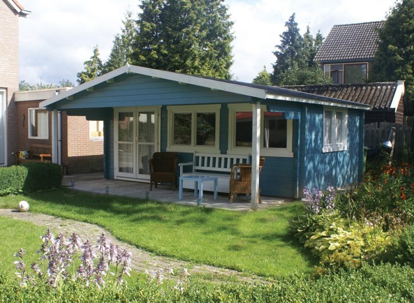 Blokhut Torsten 595x400 cm + luifel 200 cm