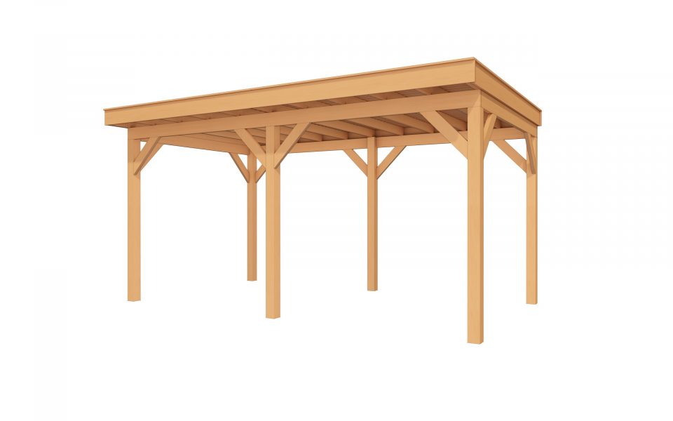 Buitenverblijf GRANDIOSE Plat dak - 500 x 270 cm