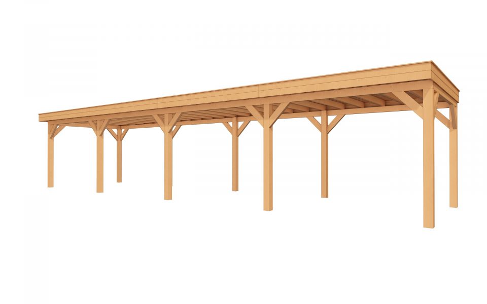 Buitenverblijf SUBLIME Plat dak - 1250 x 300 cm