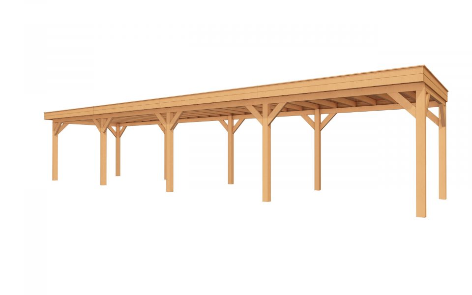 Buitenverblijf SUBLIME Plat dak - 1300 x 300 cm