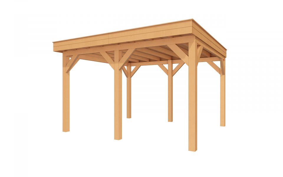 Buitenverblijf SUBLIME Plat dak - 400 x 350 cm