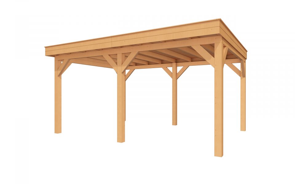 Buitenverblijf SUBLIME Plat dak - 500 x 350 cm