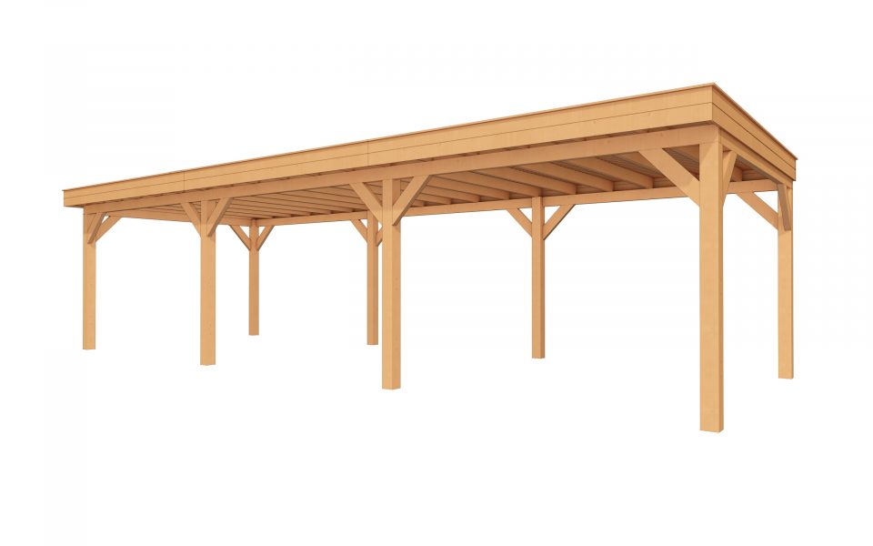 Buitenverblijf SUBLIME Plat dak - 1000 x 350 cm