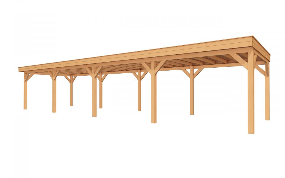 Buitenverblijf SUBLIME Plat dak - 1300 x 350 cm