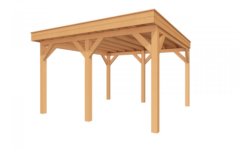 Buitenverblijf SUBLIME Plat dak - 400 x 400 cm