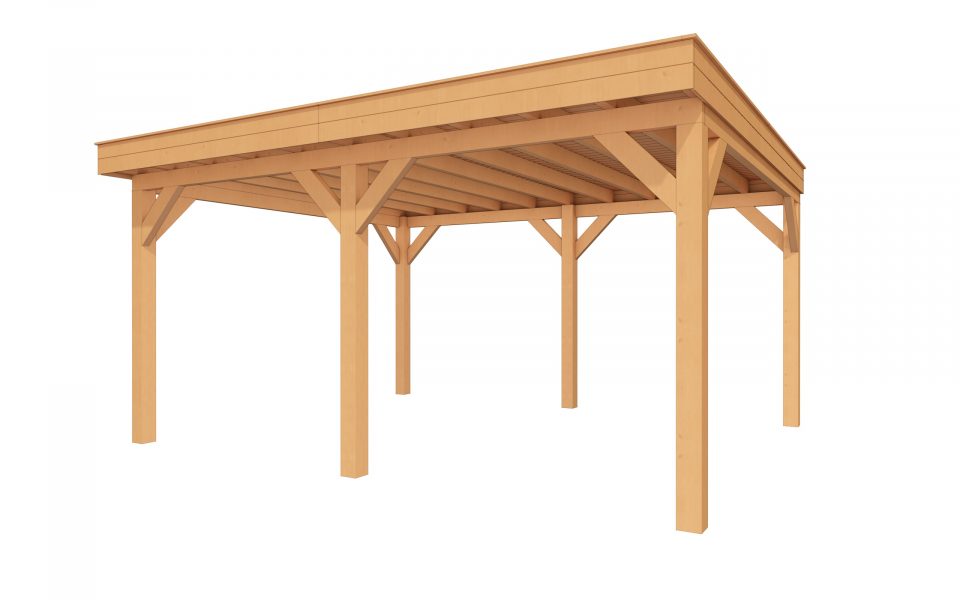 Buitenverblijf SUBLIME Plat dak - 500 x 400 cm