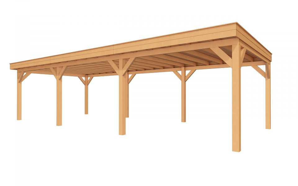 Buitenverblijf SUBLIME Plat dak - 1000 x 400 cm