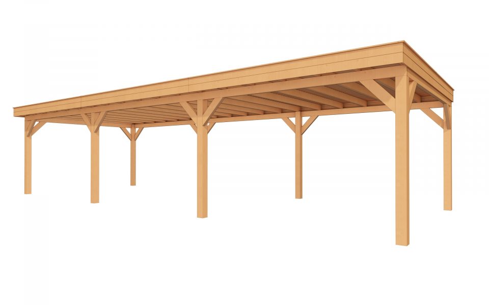 Buitenverblijf SUBLIME Plat dak - 1100 x 400 cm