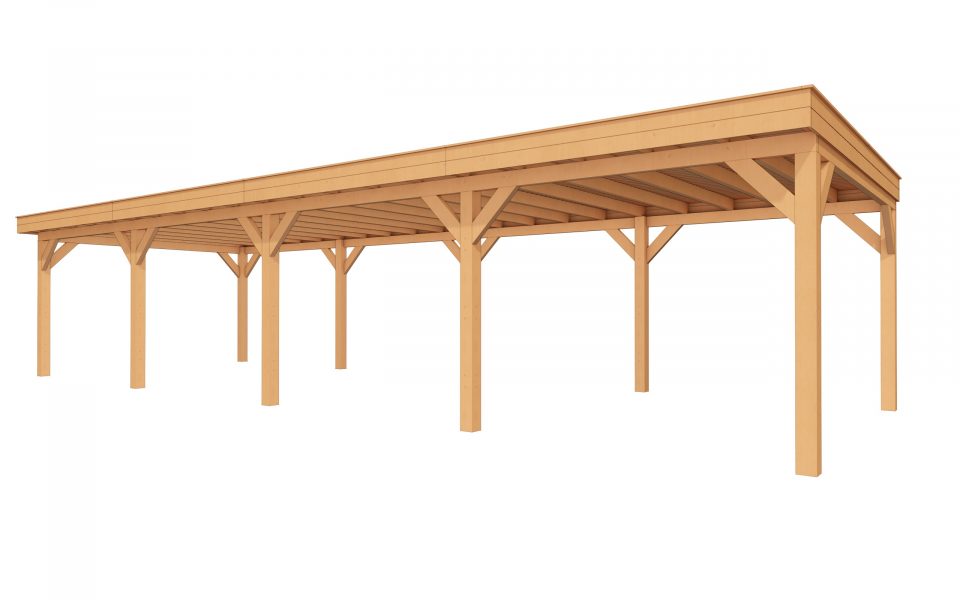 Buitenverblijf SUBLIME Plat dak - 1200 x 400 cm