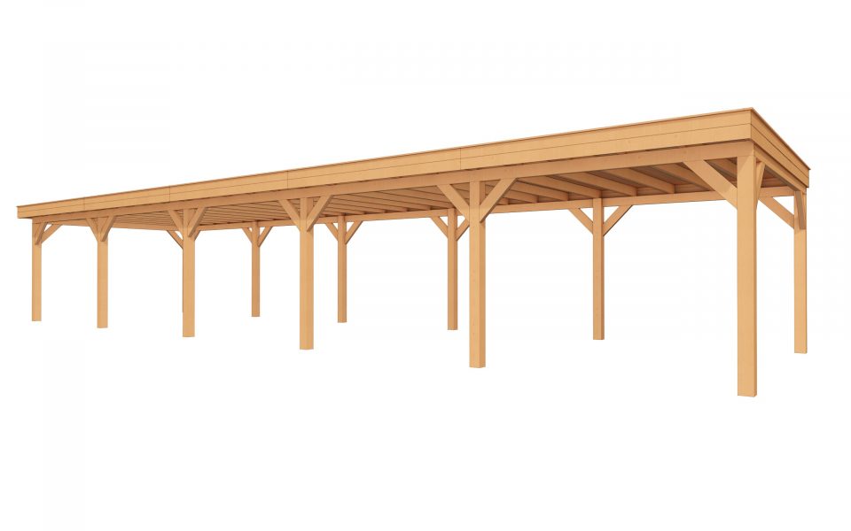 Buitenverblijf SUBLIME Plat dak - 1500 x 400 cm