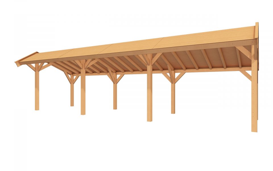 Buitenverblijf SUBLIME Kapschuur - 1000 x 250 cm