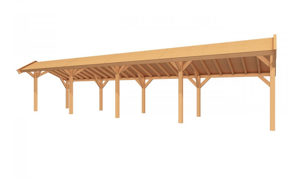 Buitenverblijf SUBLIME Kapschuur - 1300 x 250 cm