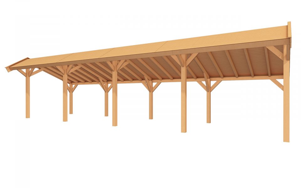 Buitenverblijf SUBLIME Kapschuur - 1200 x 300 cm