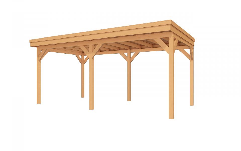 DHZ Buitenverblijf EASYLINE Plat dak - 600 x 300 cm