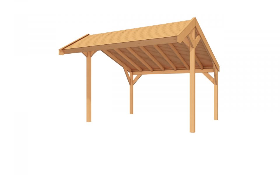 DHZ Buitenverblijf EASYLINE Kapschuurdak - 400 x 300 cm